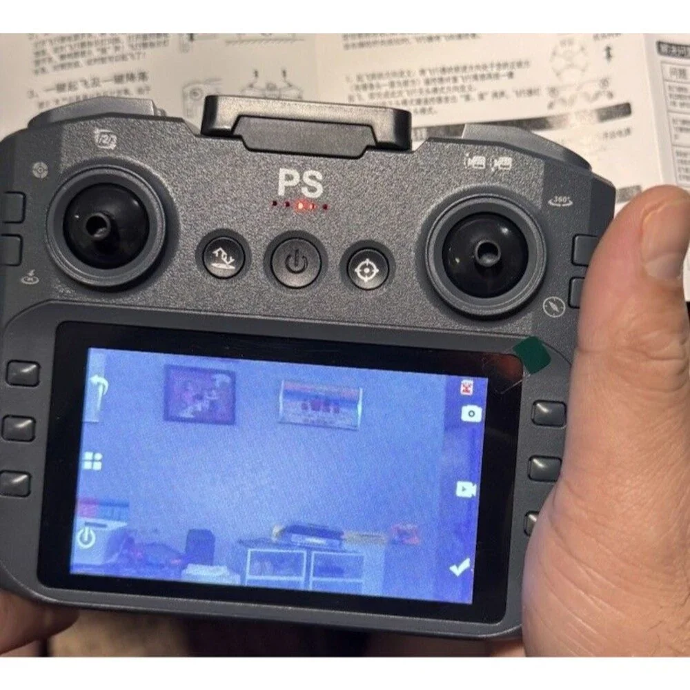 DRONE PHOENIX X4 Camara-Built In Screen Remote. GPS Return to Sea- Sealed Box